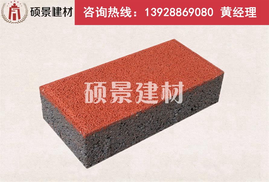 厂家直销优质透水砖 荷兰砖 水泥砖 公园砖 广场砖