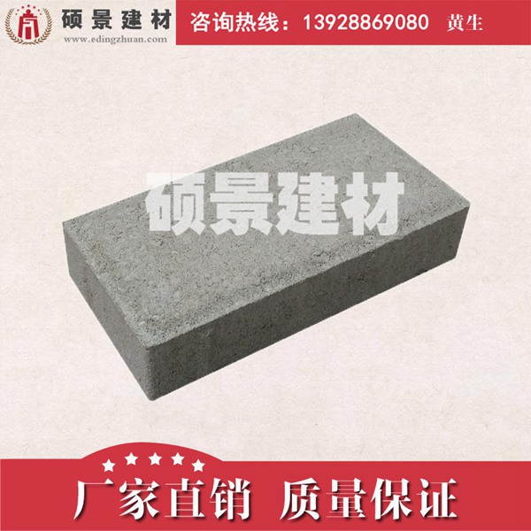 厂家专业生产景观铺路砖、盲道砖、芝麻黑PC砖  环保砖