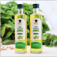香达人冷榨花生油750Ml*2 支持一件代发、贴牌加工  食用油  花生油代工