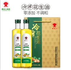 冷榨花生油750ml*礼盒装 花生油代工 送礼首选  食用油