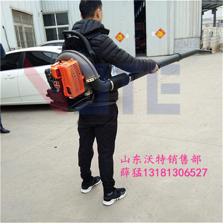 专业路面养护沃特小型肩负式吹风机  小型吹风机  肩带式燃油吹风机  马路除尘吹风机