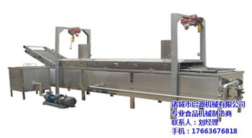 肉块油炸机商家_黑龙江肉块油炸机_诸城启  肉块油炸机厂商  肉块油炸机价格