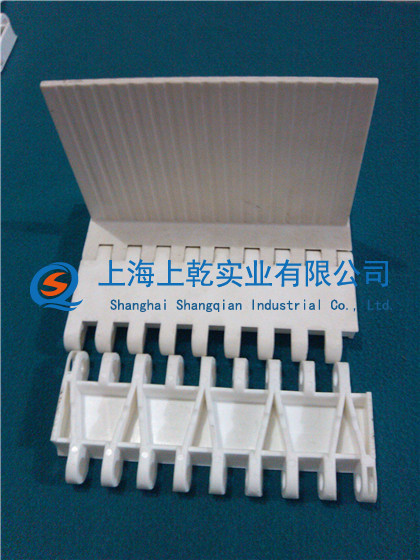 opb平板加挡板塑料网带 塑料网带厂家 工业传动件