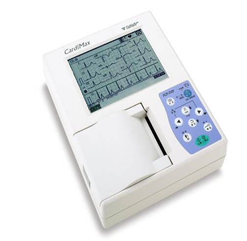 日本福田12导自动分析心电图机 fcp-7101