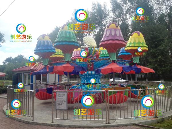 赤峰市完美家庭型游乐设备2018创艺新款逍遥水母  逍遥水母游乐设备  逍遥水母价格  许昌创艺游乐设备