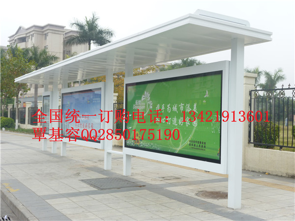 海南候车亭制作安装，市政公交候车亭批发制作