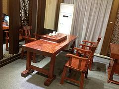 性价比高的宋江椅巴花茶桌森欣红木古典家具