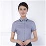 湖南工作服定做春季衬衫高管灰色女士衬衫现货