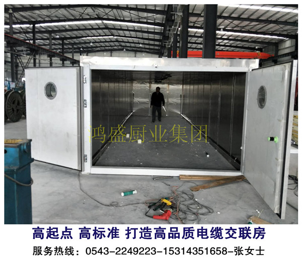 桂林恭城瑶族自治县现场组装型大型电缆蒸房如何安装？  全自动电缆蒸房  精品大型交联房