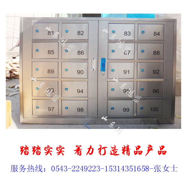 秦皇岛抚宁县工厂职工碗柜 餐厅员工餐具柜批发  不锈钢储物柜