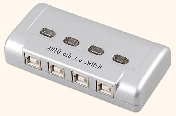 4路USB自动2.0共享器迈拓维矩MT-SW241-CH  4路USB自动共享器  迈拓维矩共享器