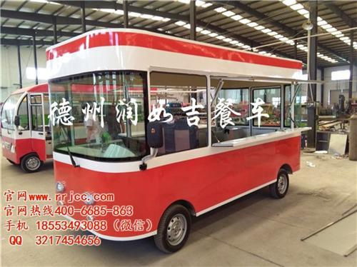 批发流动餐车|流动餐车|润如吉餐车(图)  四轮流动餐车  流动餐车图片大全
