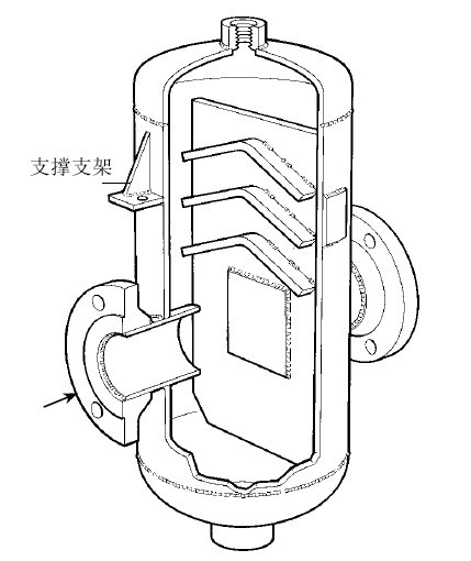 气水分离器空压机除水首选设备&nbsp;&nbsp;挡板汽水分离器&nbsp;&nbsp;空压机气水分离器&nbsp;&nbsp;压缩空气气水分离器