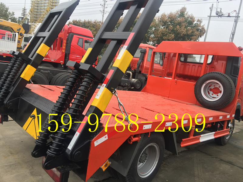 重汽王牌蓝牌90平板运输车  挖掘机运输车  蓝牌平板运输车