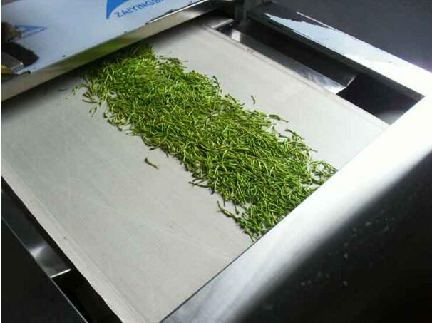 微波茶叶杀青机|流水线式微波杀青设备厂家  茶叶杀青设备