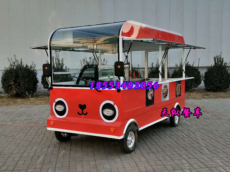 三门峡电动餐饮车厂家供应，电动小吃车冬季