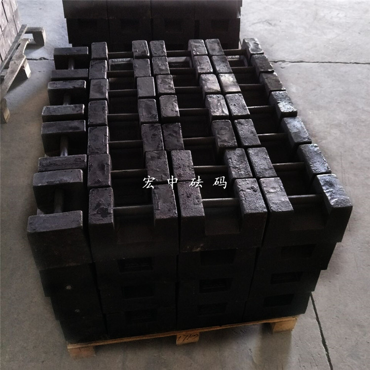 桂林二十公斤电梯负荷测试配重砝码 电梯砝码价格
