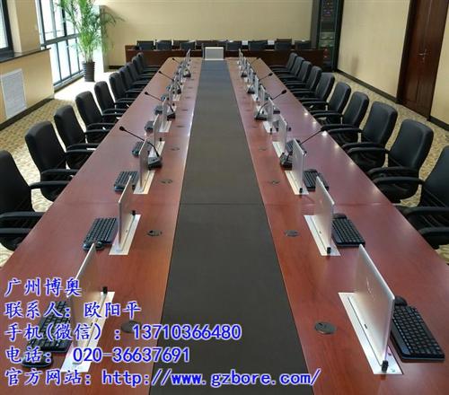 电动升降会议桌厂家直销|鞍山升降会议桌|  圆形升降会议桌价  可隐藏电脑自动升