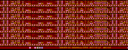 幻彩汽车灯柔性线路板 96灯 竞国电子