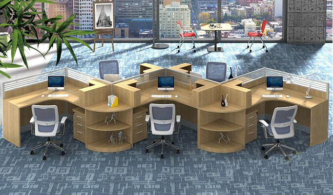 横衡办公家具板式办公桌-G025  办公室家具  办公家具厂