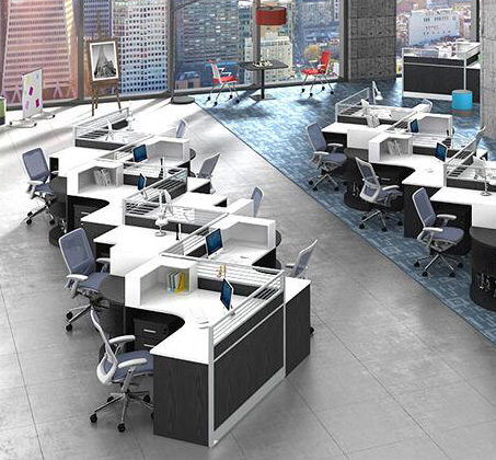 横衡办公家具板式办公桌-G025  办公室家具  办公家具厂