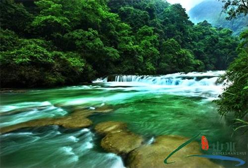 樟江风光带图片_樟江风光带_贵州山水贵客  荔波漳江风景区  荔波樟江风光带