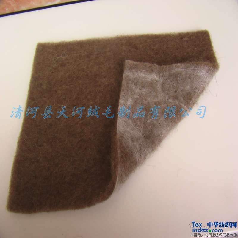 驼绒棉裤专用蓬松絮片  驼绒原料  驼绒棉裤专用絮片  蓬松驼绒棉裤
