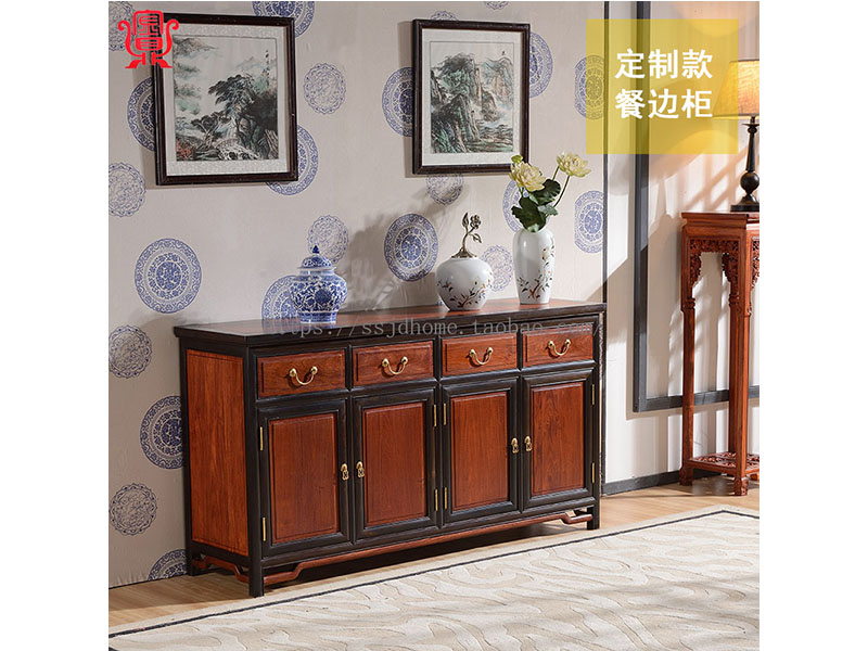 价格实在的苏作家具_江苏信誉好的餐边柜-  餐边柜-紫光檀嵌奥氏  定制款-餐边柜-紫光  优质定制款-餐边柜-