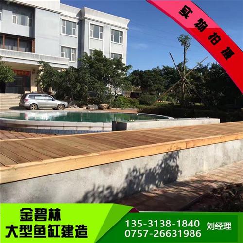 锦鲤鱼池设计|金碧林|家庭景观鱼池设计  别墅庭院鱼池设计  家庭假山鱼池设计