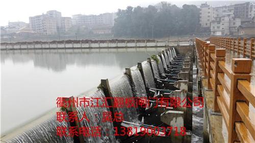 翻板闸门、衢州江汇翻板闸门专业团队、地轴  翻板闸门施工团队  地轴驱动翻板闸门