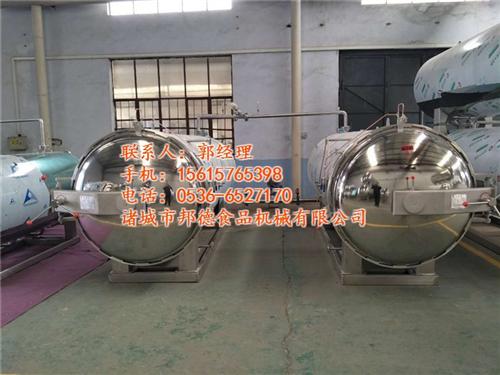 全自动喷淋式杀菌锅参数|德州全自动喷淋式
