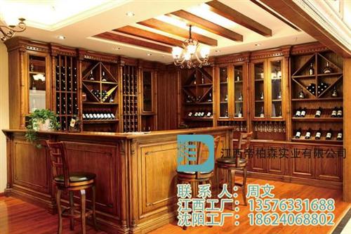 浙江酒窖_帝柏森_家庭酒窖  实木红酒窖