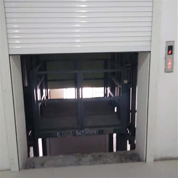 周口SJD5T导轨式电动升降台 链条式提升机厂商 液压升降货梯 导轨式升降平台