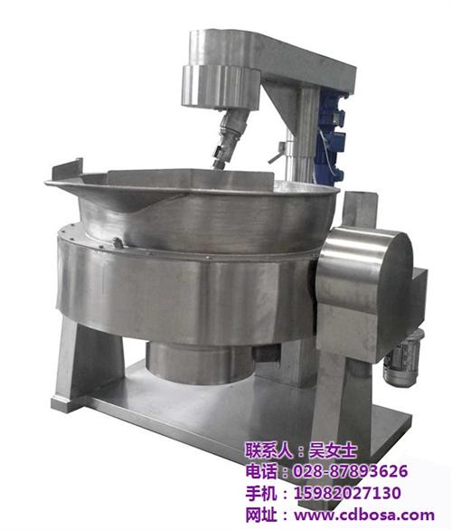 炒锅|成都搏萨机械|全自动炒锅  火锅底料炒料机  火锅料炒锅