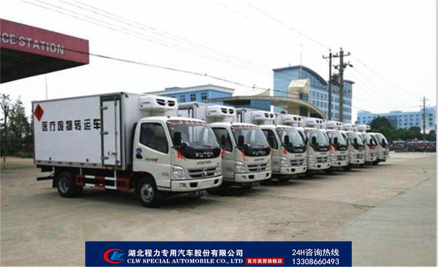 四川东风天锦医疗废物转运车