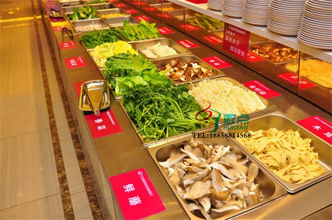 酱菜展示柜定做，超市咸菜保鲜柜，凉菜小菜展示台