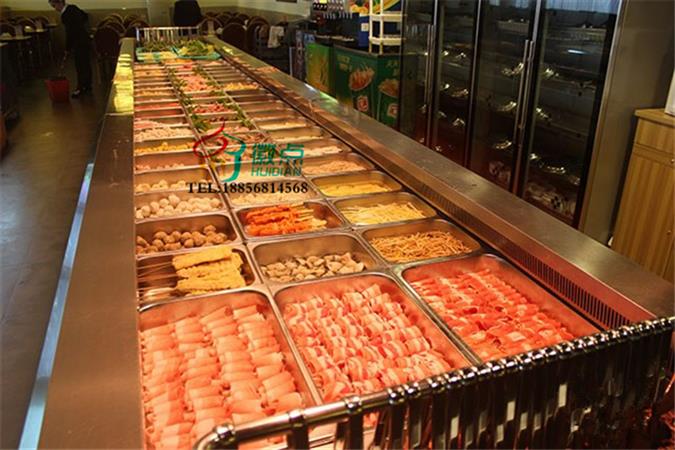 吉安风冷自助餐台定做，敞开式菜品自选柜  自助餐菜品保鲜柜