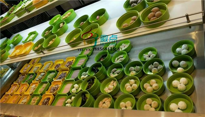 浦北后补式火锅点菜柜，前后开放菜品展示柜  菜品自选保鲜柜