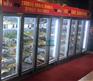 冷锅串串保鲜柜，玻璃门展示柜定做，自助火锅菜品展示柜