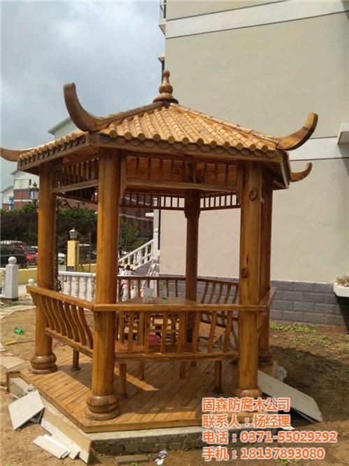 防腐木凉亭,临汾防腐木,固森防腐木(图)  防腐木价格  防腐木屋安装公司