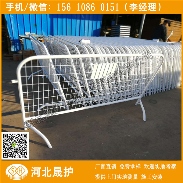 合肥市政道路护栏 移动铁马 蚌埠室内移动护栏