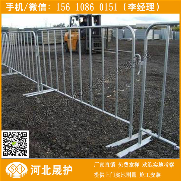 合肥市政道路护栏 移动铁马 蚌埠室内移动护栏
