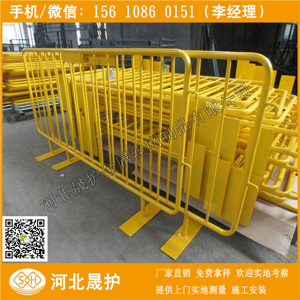 合肥市政道路护栏 移动铁马 蚌埠室内移动护栏