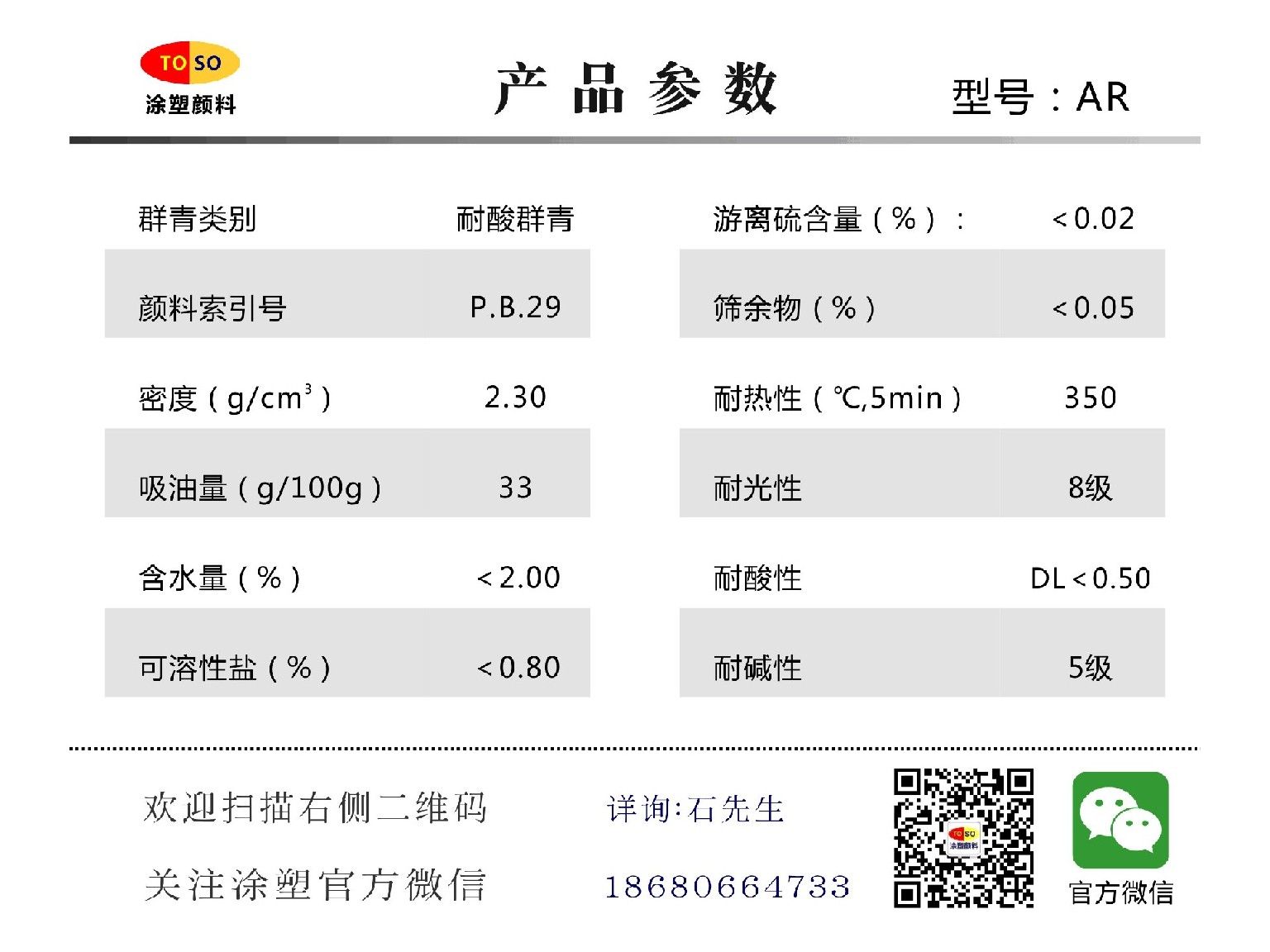 东莞销量好的耐酸群青AR——进口耐酸群青  Nubiola群青
