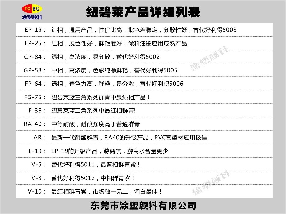 对应好利得群青 热销纽碧莱群青紫V-8东  Nubiola群青