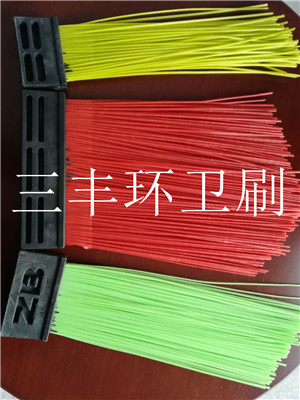 全塑料丝扫路车刷片，全塑料丝清扫车扫刷  扫路车方块刷