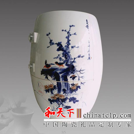 瓷能量养生缸 负离子汗蒸翁樽家用 陶瓷五行巴马