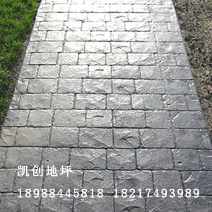 彩色压膜地坪 压花 生态透水混凝土工程 免费提供模具&nbsp;&nbsp;彩色透水混凝土&nbsp;&nbsp;压印地面&nbsp;&nbsp;压模混凝土