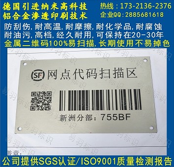 金属二维码  包装二维码  铁路二维码