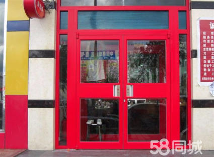 天津河东区安装玻璃门无框门有框门  天津玻璃门  肯德基门